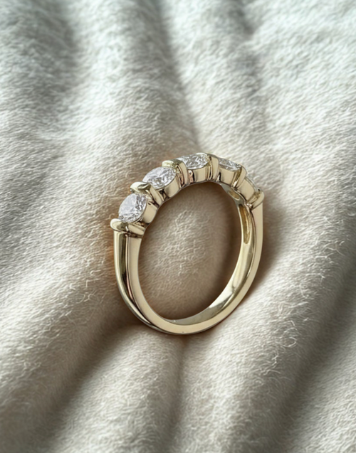 The Classic 5 Diamond Ring