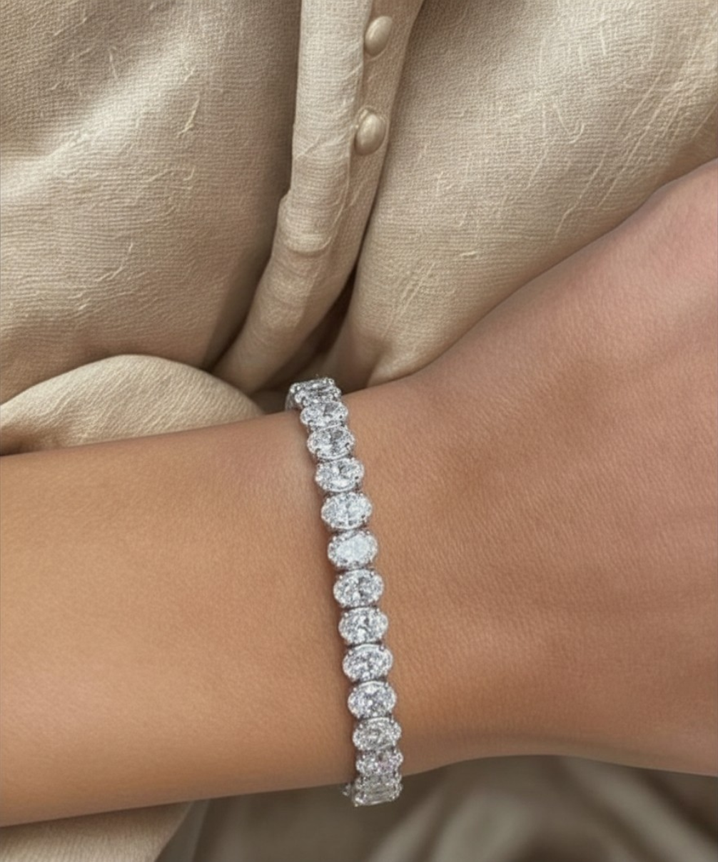 A Classic Diamond Tennis Bracelet